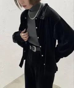 apres jour mignon ベロアシャツ　ZOZOTOWN限定品