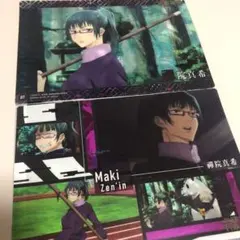 【新品・即購入可】呪術廻戦 禪院真希クリアビジュアルポスター2枚セット 呪術