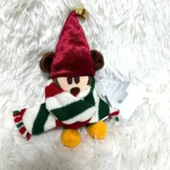 新品 未使用《ディズニー》ぬいぐるみバッジ リルリンリン クリスマス 2021