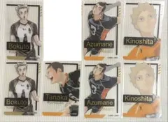 ハイキュー‼︎ ファンパーク 箔押しクリアカードコレクション クリカ 木兎 東峰他