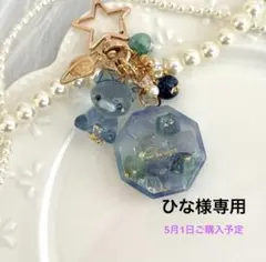 【ひな様　専用】　レジン　シェイカー　キーホルダー