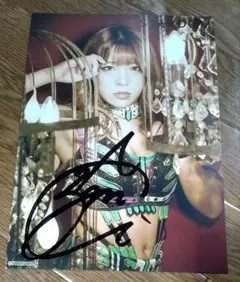 STARDOM AZM 直筆サイン入りポートレート