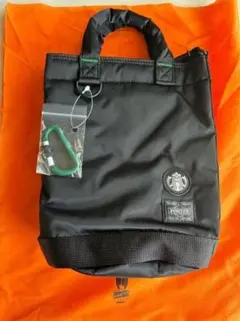 新品・未使用 Porter スターバックス コーヒービーンシェイプドラムバックSのサムネイル