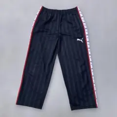 PUMA プーマ　トラックパンツ　ジャージ　サイドライン　ロゴ刺繍　古着