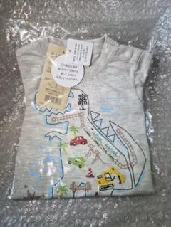 CHIP TRIP ベビー Tシャツ 80cm 恐竜 乗り物のサムネイル