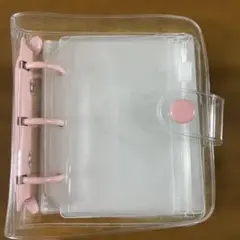 透明シール帳 A8サイズ【リフィル×20枚 台紙×2枚 チャックポケット×2枚】