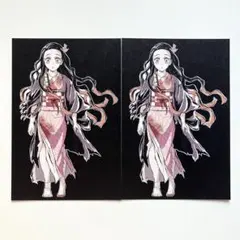 鬼滅の刃　全集中展　幕間画ポストカード C 竈門禰豆子　2枚