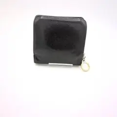 BVLGARI ブルガリブルガリ 二つ折り財布 黒 レザー ロゴチャームのサムネイル