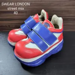デッドストック SWEAR LONDON 厚底 スニーカー トリコロール デカ靴のサムネイル