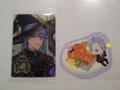 ツイステ　ウエハースカード　シール　アズール