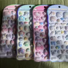 K*様 コットンパフィーシール　サンリオ　4枚セット