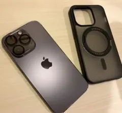 iPhone 14 Pro 256GB SIMフリー　保護フィルム+ケース付き