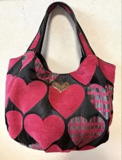 Think Bee! ハート柄トートバッグ