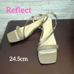 美品♪オーバーストラップ サンダル （リフレクト）24.5のサムネイル