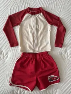 水着 男の子 110 ラッシュガードセット 110 カーズ