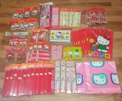 d*3様 【未使用】ハローキティ グッズ まとめ売り 下敷き 鉛筆 他 昭和レト