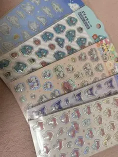 【新品・全5種セット】サンリオ ぷくっとシール ダイソー ぷくぷくシールのサムネイル
