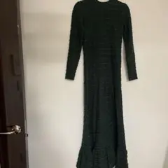 AMERI vintage ロングニットワンピース