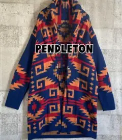 PENDLETON ペンドルトン　ネイティブ柄　柔らかカーディガン　コンチョ