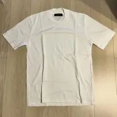 新品 ナノユニバース ジャケT ホワイト Sサイズ クルーネック Tシャツ 無地