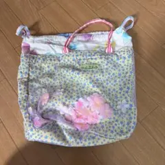 fafa 星柄花柄 トートバッグ