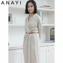 タグ付き未使用品】ANAYIアナイ ビエラコットンカシュクールワンピース