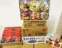 パン、辛ラーメン、みそ汁など　食品まとめ売り　185