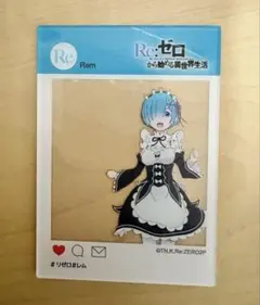 リゼロ/アクリルプレート/レム/Re:ゼロから始める異世界生活/カード