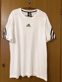 アディダス☆メンズ Tシャツ　３本ライン　2XL