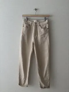【送料無料】H&M ベージュ スリムフィット ジーンズ