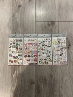 大人の図鑑シール　サンリオ4枚セット