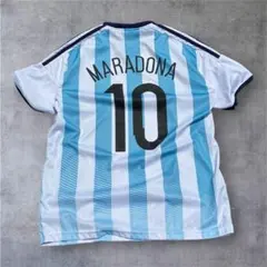 マラドーナ　ユニフォーム　アルゼンチン　サッカー　archive 古着　メッシのサムネイル