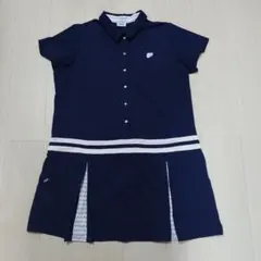 美品BEAMS GOLF ノースリーブワンピース ネイビー M一回着用のみ激レア