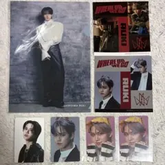 JO1 白岩瑠姫 クリアファイル トレカ ステッカー まとめ売り セット