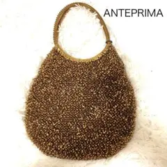 ANTEPRIMAワイヤーハンドバッグ　ゴールド　ラウンド型