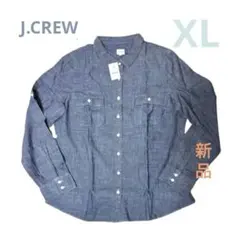 激安☆新品タグ付☆J.CREW/ネイビー長袖シャツブラウス大きいサイズ 楽天市場】j．crew シャツ（シャツ・ブラウス｜トップス）：レディース