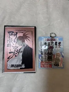 BLEACH 阿散井恋次 扉絵ポストカード ドット絵アクリルキーホルダー