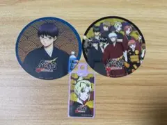 銀魂　刺激強めでお送りしておりますカフェ　コースター 新八　全員集合　月詠セット