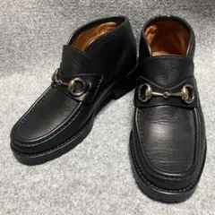 GUCCI 22.5cm グッチ ホースビット ショートブーツ 0088 レザーのサムネイル