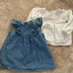 BABYZARA ワンピースとチュニックのセット