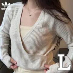 国内完売★adidas×JENNIE ニット ラップアラウンド カーディガン✨