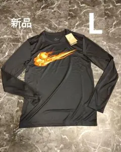 NIKE バスケットボール 長袖Tシャツ ブラック Lサイズのサムネイル