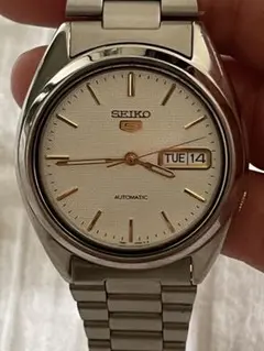 1985年代 SEIKO 5 自動巻 7009-3040 セイコー5 シルバー - メルカリ