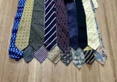 ネクタイ　セット まとめ売り。 15本セット　さまざまなデザイン　ブランド
