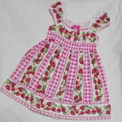 バラ＆マーガレットプリントワンピース ピンク Emily Temple Cute