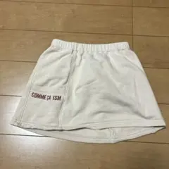 COMME CA ISM ホワイトスカート