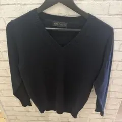 Cupop Vネックニット ネイビー