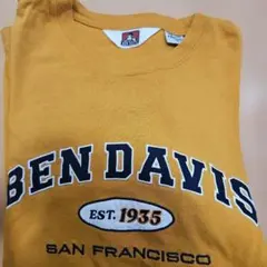 BEN DAVIS 長袖カットソー イエロー Lのサムネイル