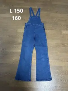 デニムオーバーオール　キッズL GU
