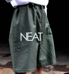 NEAT ショートパンツ カーキ　 REMAKE SHORTSのサムネイル